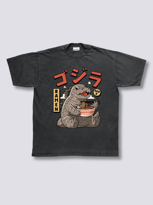 Front Print - Babyzilla Vintage T-Shirt